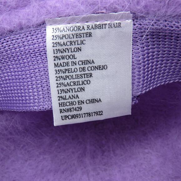Cider Y2K Pastel Purple Fuzzy Bucket Hat - Picture 5 of 5